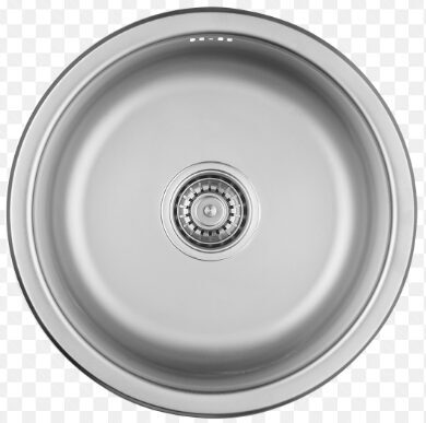 Nerūsējošā tērauda virtuves izlietne NORMAL430x430x175mm ar sifonu